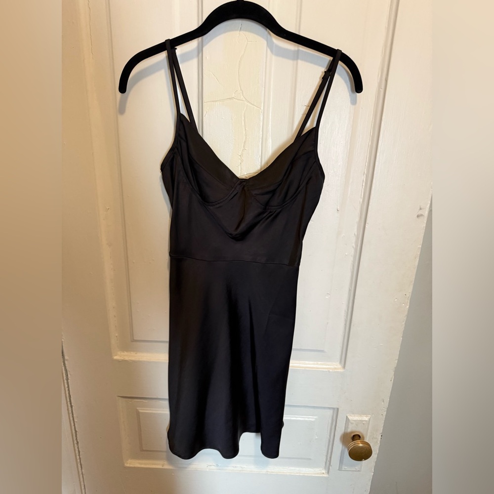 Elegant Black Slip Dress